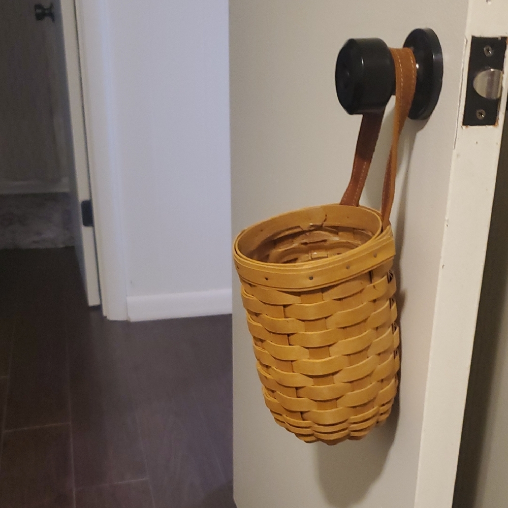 Longaberger Tan Hanging Basket